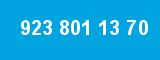 923 801 13 70 923 801 13 70
